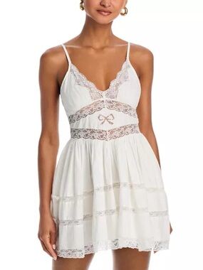 vailia organza eyelet mini dress LoveShackFancy | Dresses | New Loveshackfancy Vailia Organza Eyelet Mini  Dress In Pale Pink